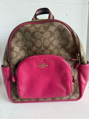 Court Backpack In Signature Canvas c8522